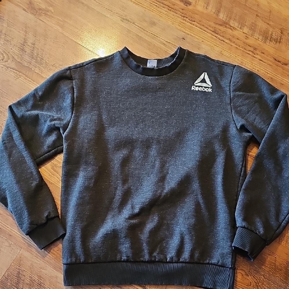 Reebok Men's Charcoal Crewneck Sweater